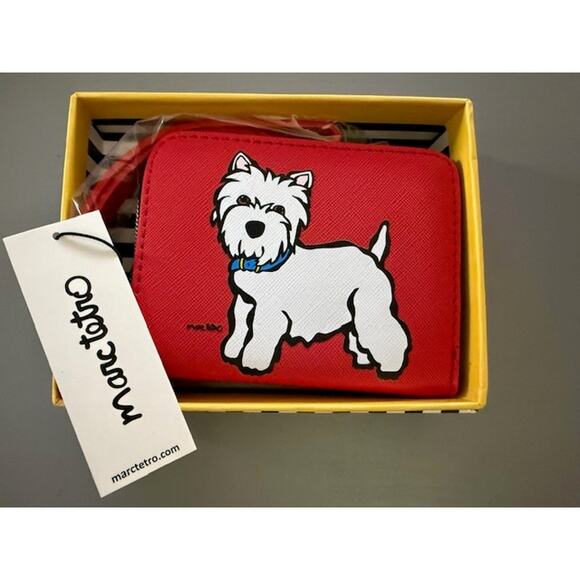 MARC TETRO WESTIE SMALL WALLET NWT - Picture 1 of 2